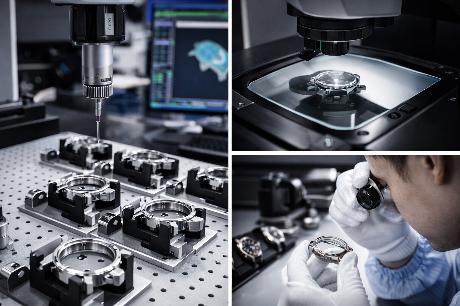 Precision inspection for watch components