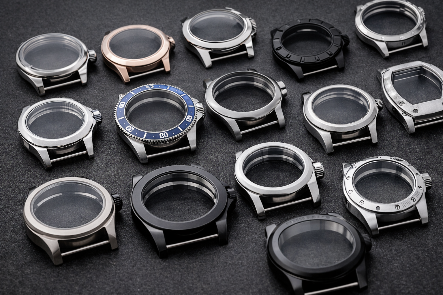Watch case components