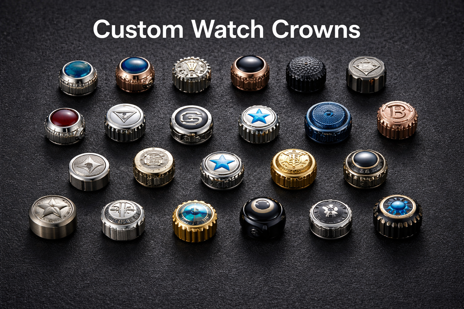 Watch crown components